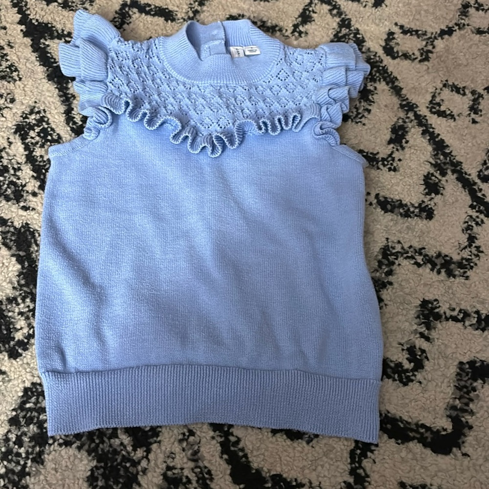 Janie and Jack skyline crochet top